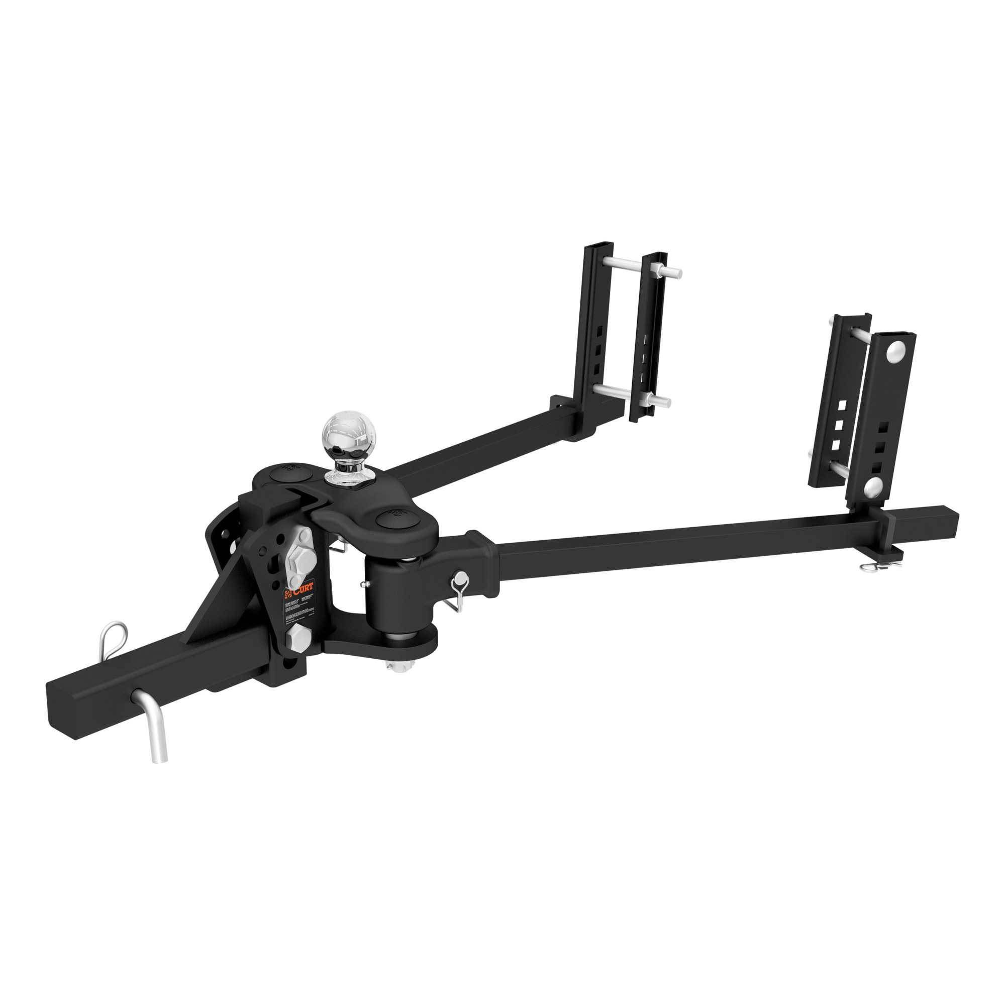 Curt Manufacturing TruTrack Trunnion Bar Weight Distribution System, Steel, 10,000lb. Max. Capacity, Model# 17500